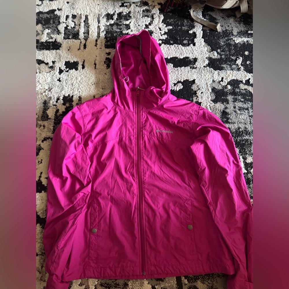 Columbia Fuchsia Hooded Jacket